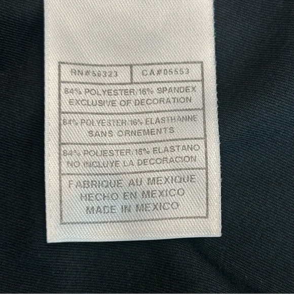 NIKE Pro women’s black athletic V-neck tank top Sz M 8-10 - Picture 7 of 11